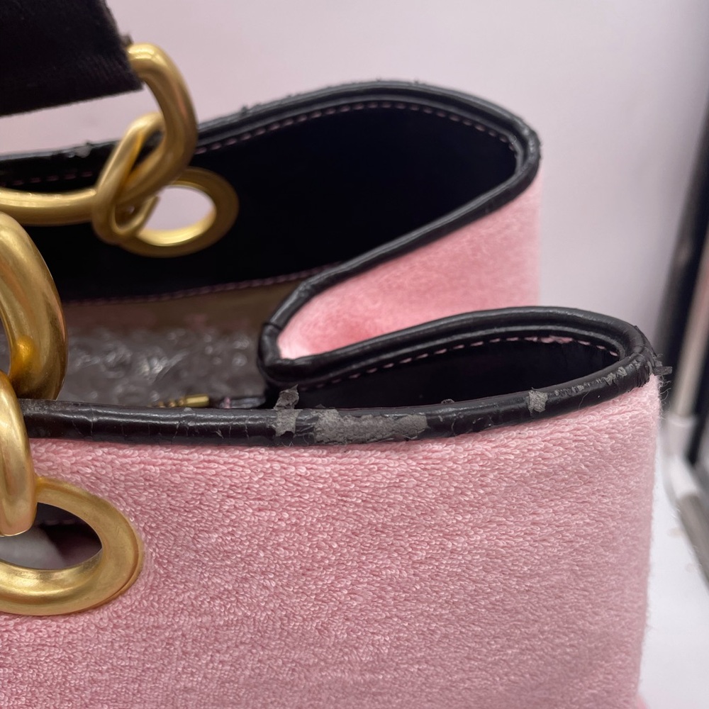 💅✨🩷Vintage XL Juicy Couture Pink and Brown Y2K Bag - Picture 8 of 17